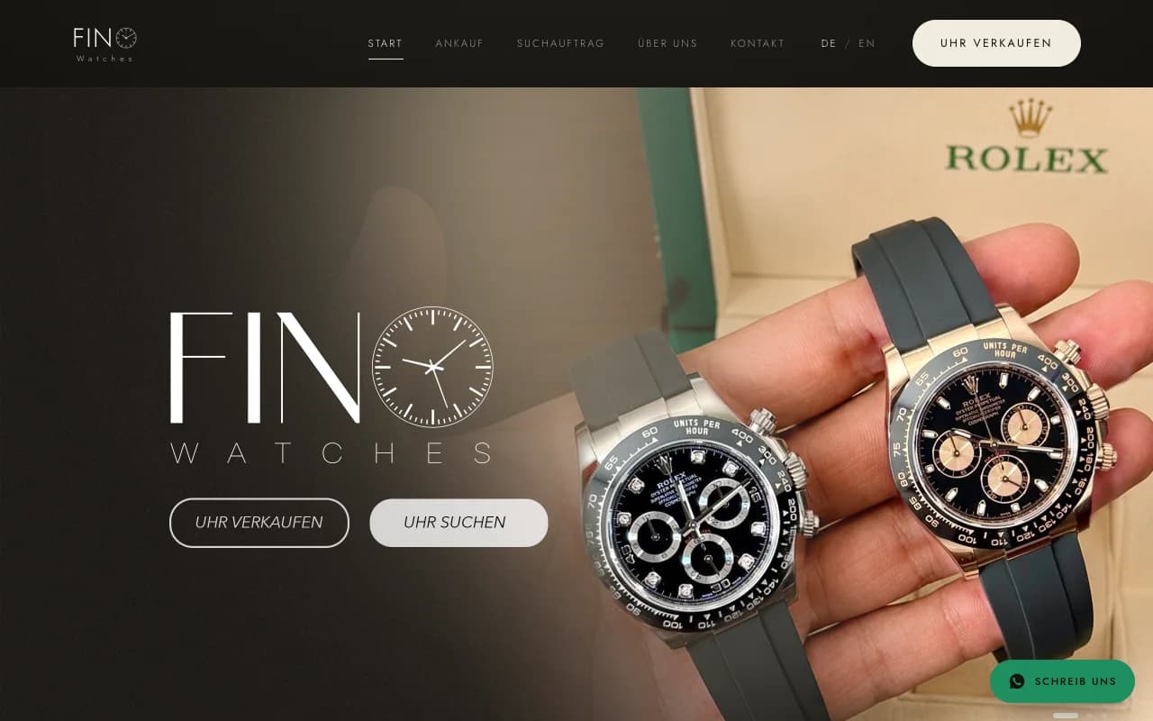Fino Watches — Luxusuhren & Handel